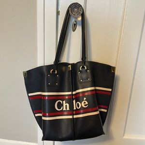 Chloe Vick Leather Tote Medium Size